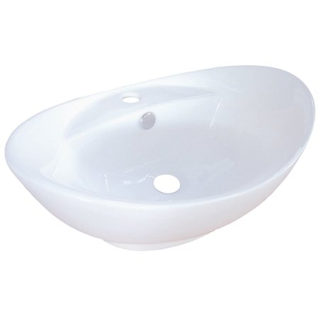 Fauceture EV4080 Harmon Vessel Sink, White EV4080